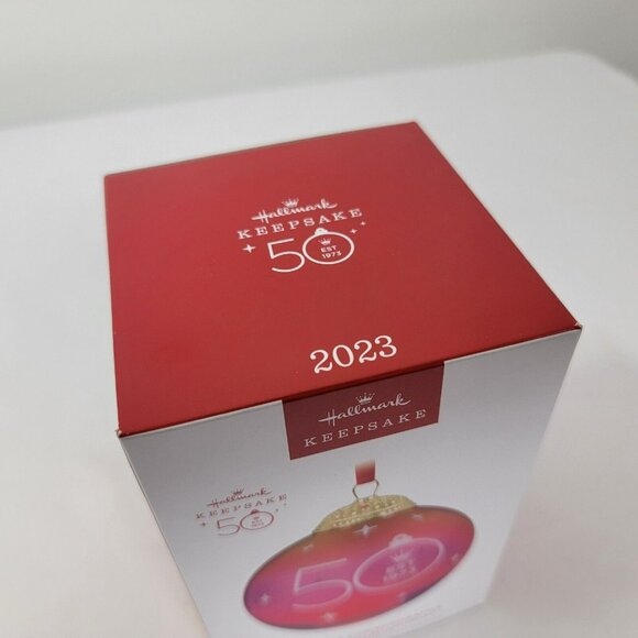 Hallmark Ornament 2023 Christmas Commemorative 50th Anniversary Special Edition - Picture 3 of 5
